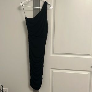 Love x Design black one shoulder dress